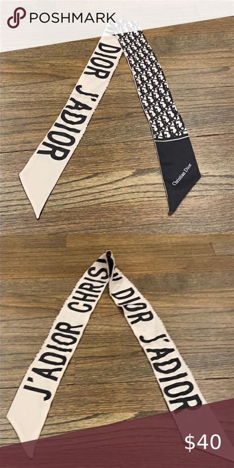 dior bag scarf